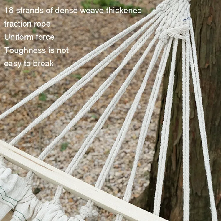 KLY829 Camping Indoor Hammock Outdoor Swing, Style: Double Reinforcement Anti-rollover Gray