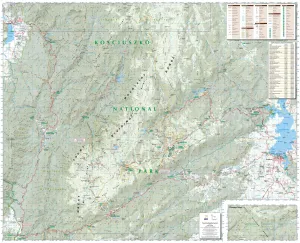 Kosciuszko Alpine Area (NSW) Topographic Wall Map by Spatial Vision