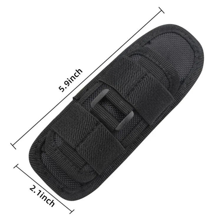 KOSIBATE H-133 Outdoor Hiking Nylon Flashlight Case (Black)