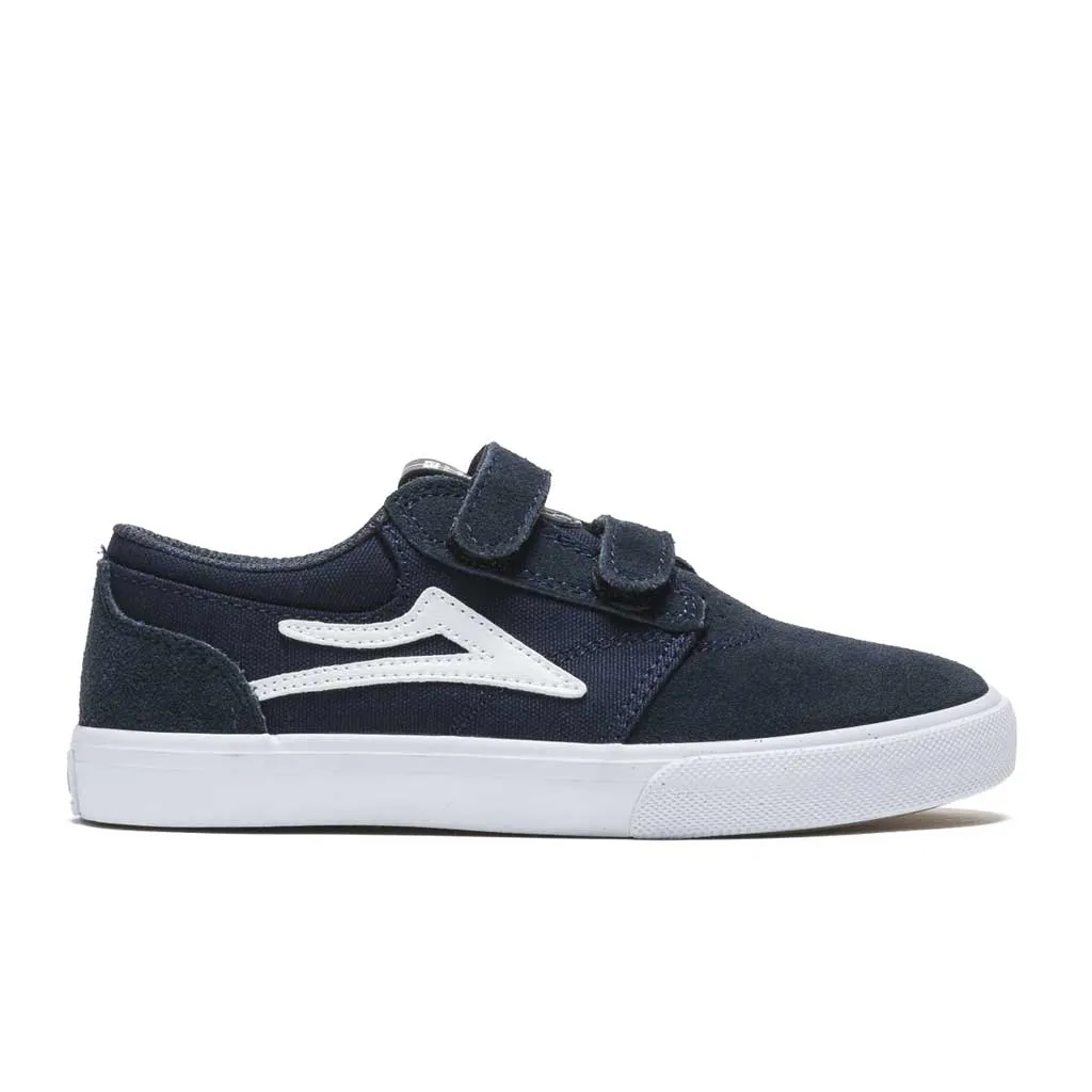 Lakai Griffin Kids Shoes - Navy Suede