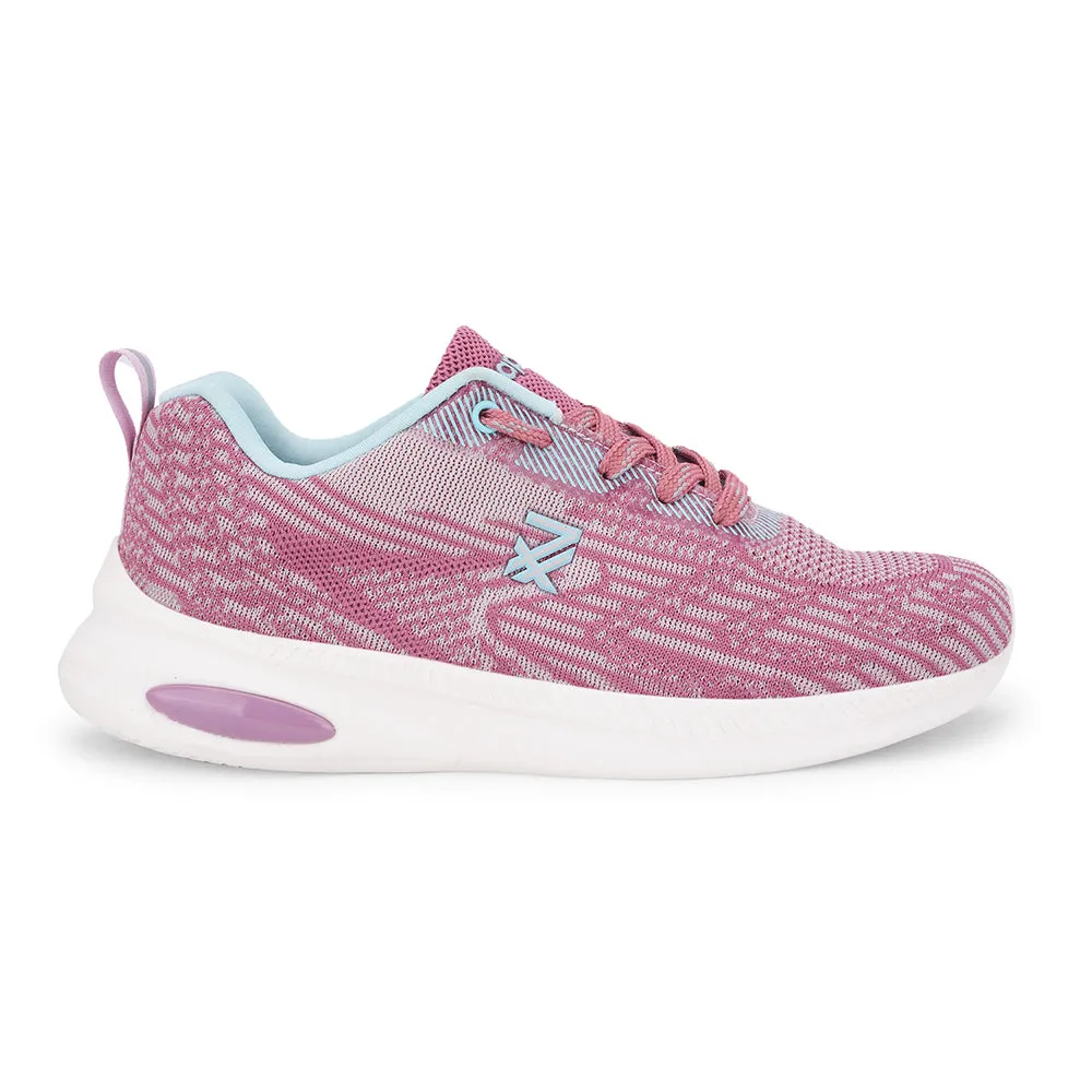 Leap7x By Liberty Women WEST-1 Peach Sports Lacing Shoes