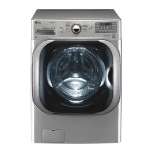 LG - 5.2 Cu. Ft. 14 Cycle Front Loading Washer - Graphite Steel