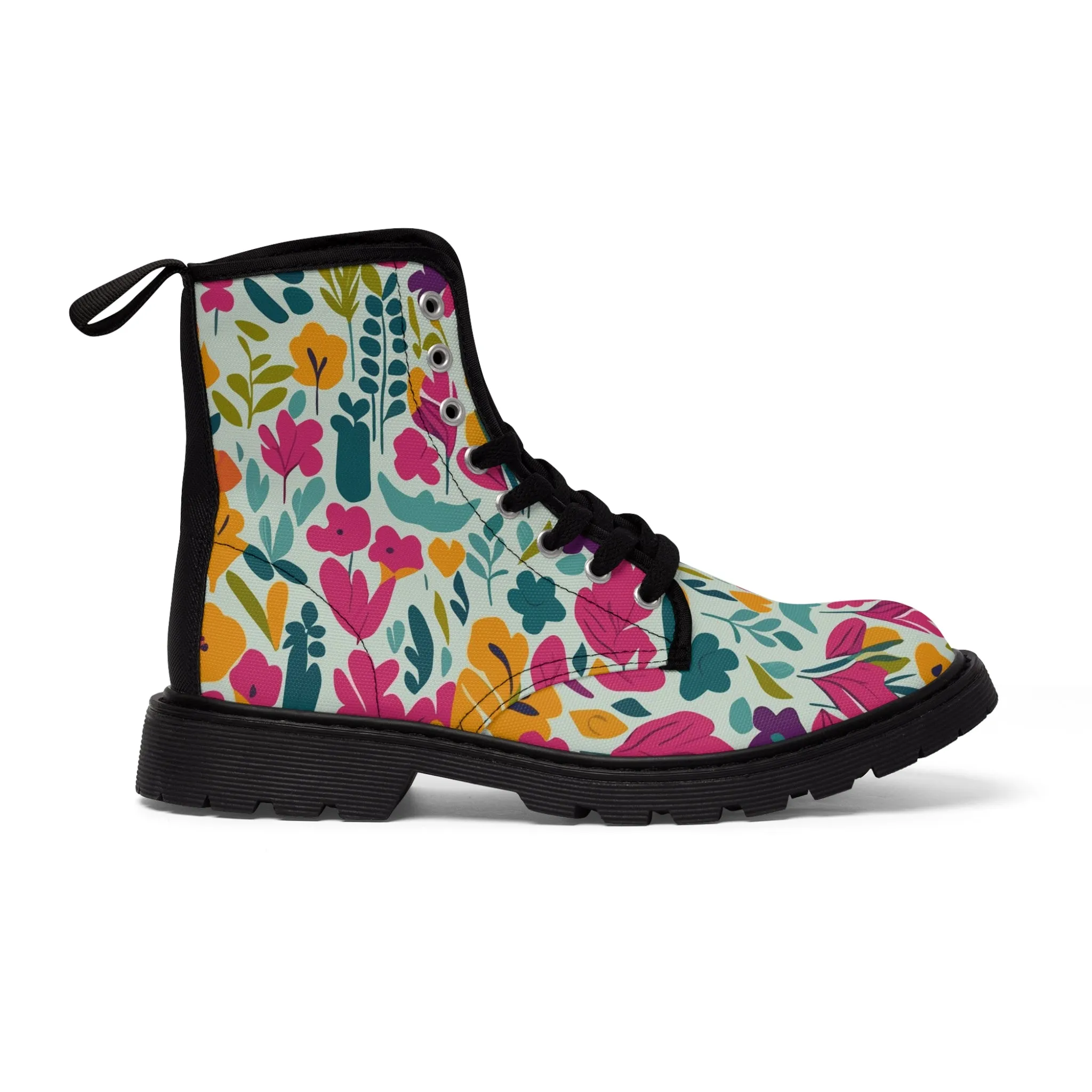 Light flowers - Inovax Men's Canvas Boots