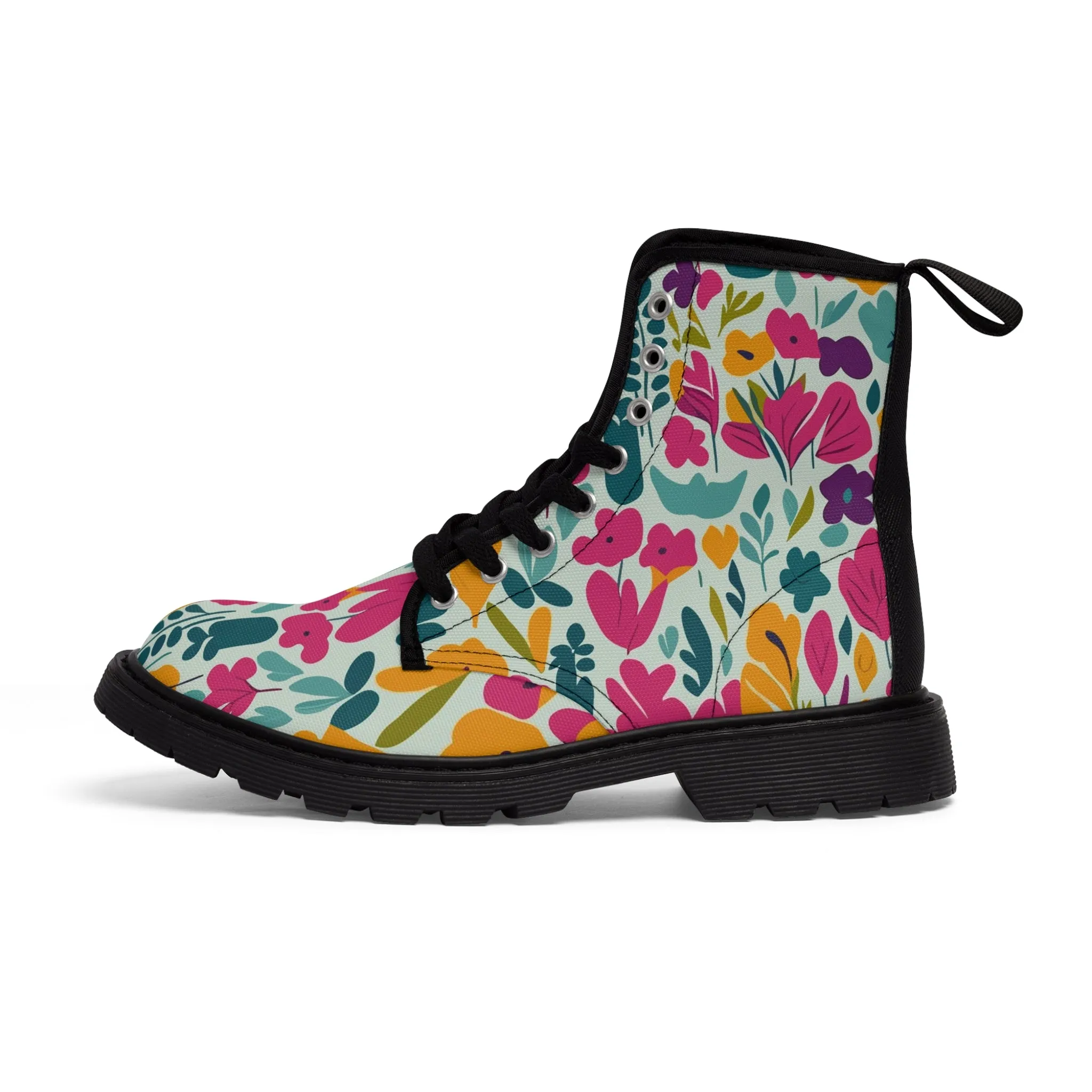 Light flowers - Inovax Men's Canvas Boots