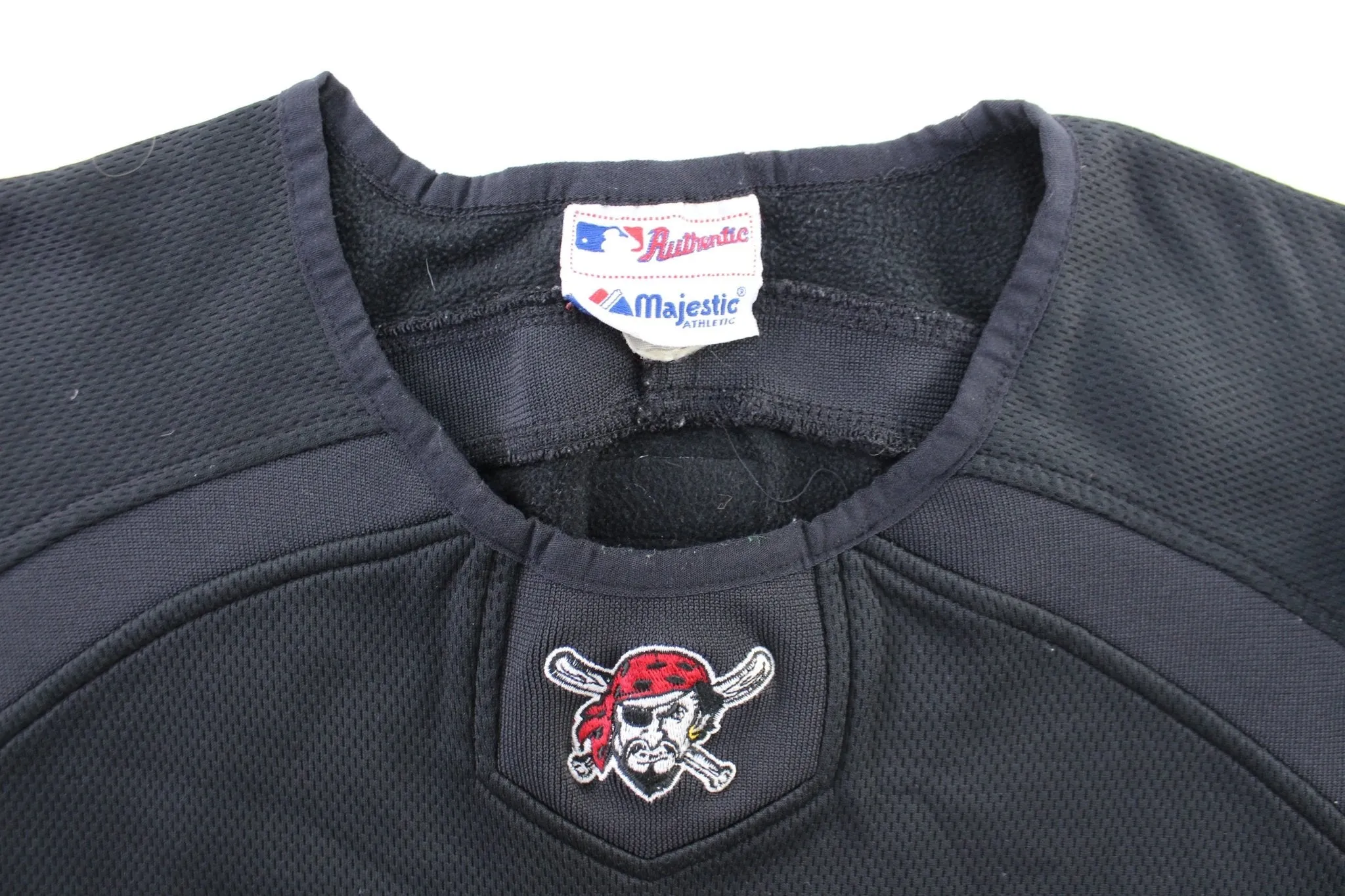 Majestic Embroidered Pittsburgh Pirates LS T-Shirt