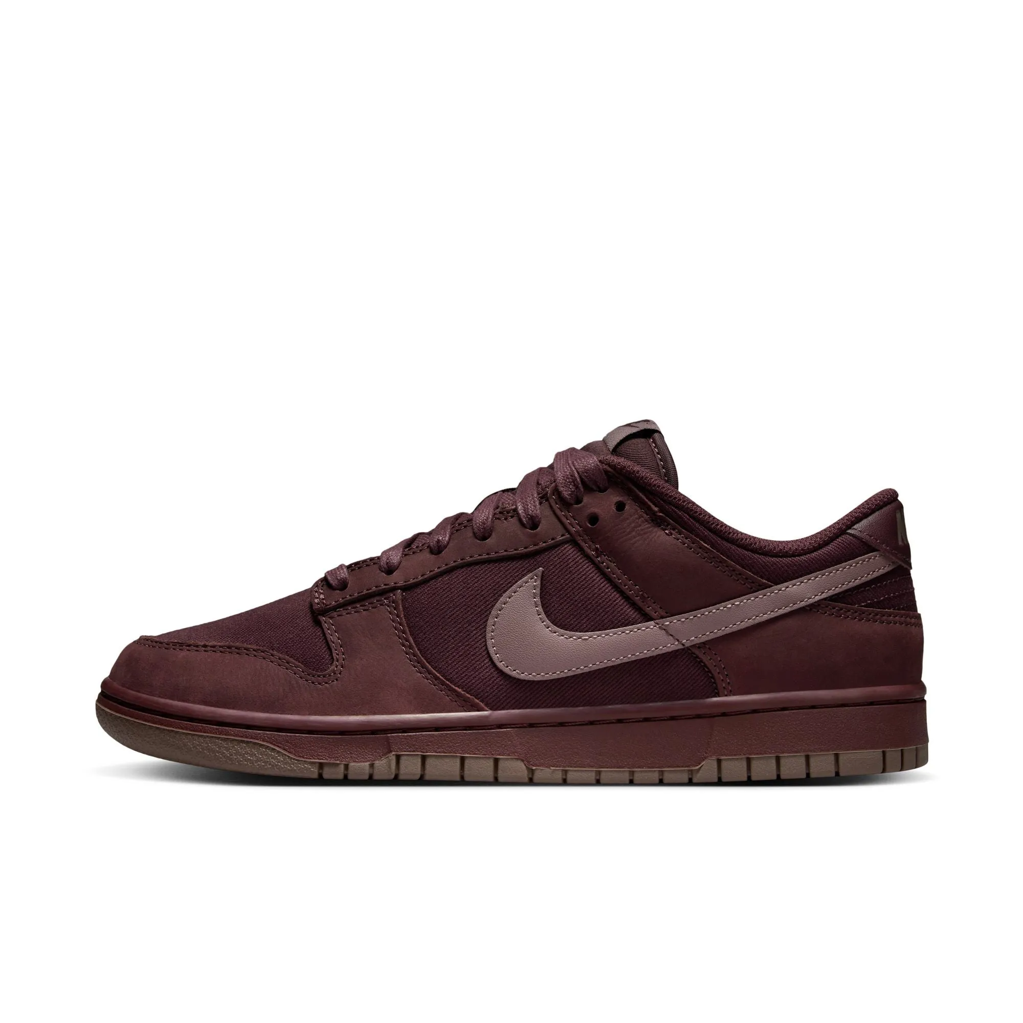 Men's Nike Dunk Low Retro Premium-BURGUNDY CRUSH/PLUM ECLIPSE