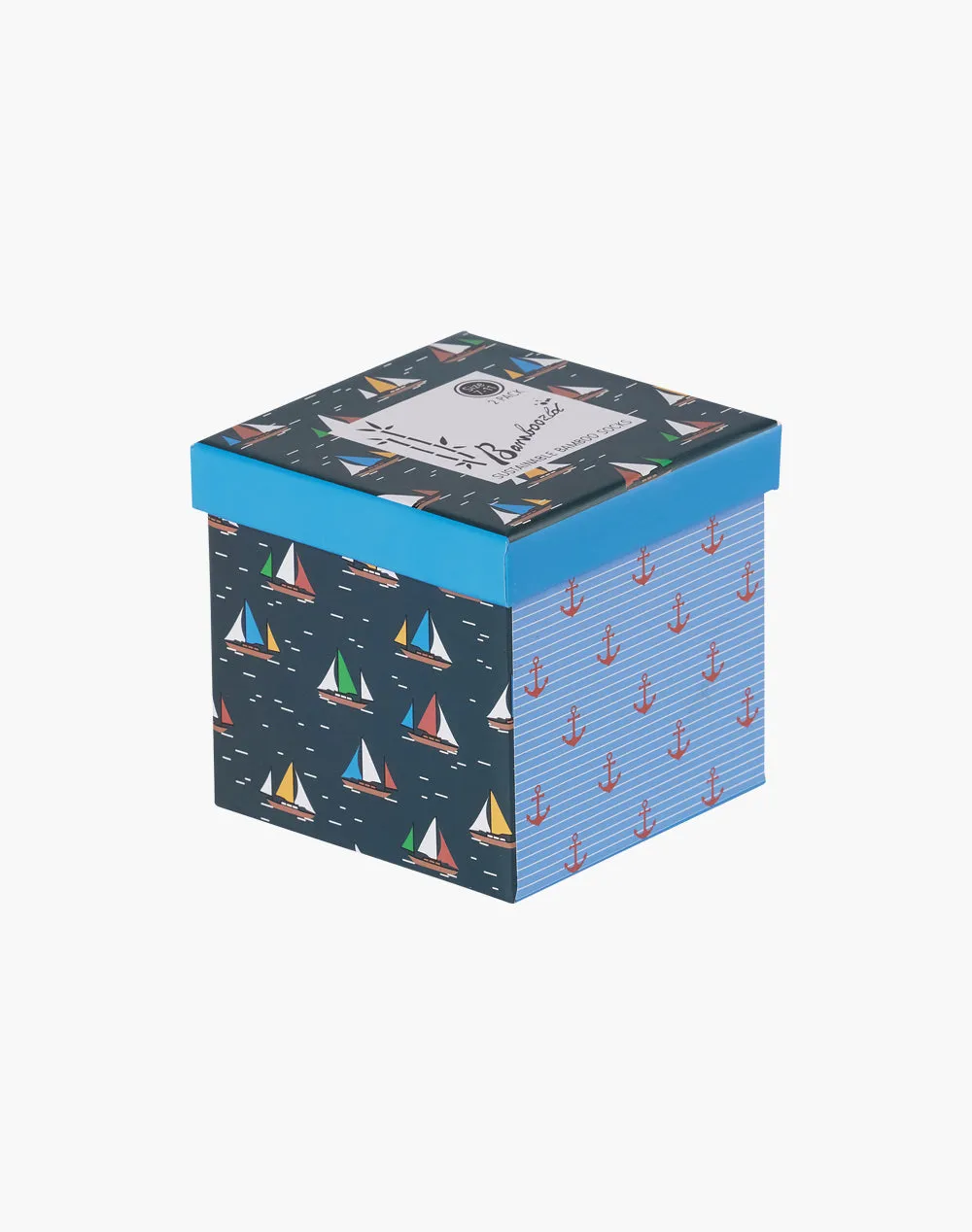 MENS SHIPS AHOY 2PK GIFT BOX