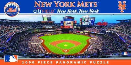 NEW YORK METS 1000 PIECE PANORAMIC PUZZLE