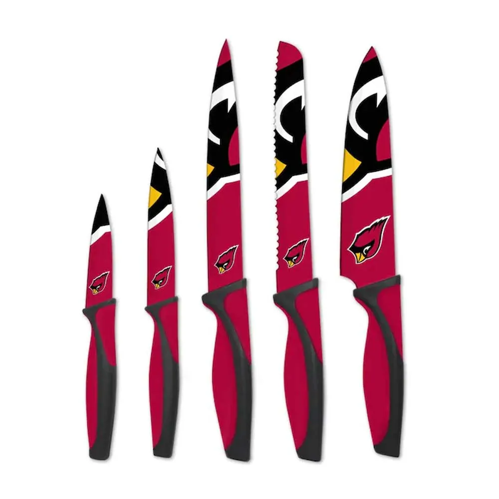 NFL Arizona Cardinals Sports Vault 5 Piece Cutlery Knife Set