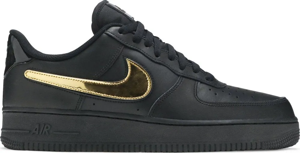 Nike Air Force 1 Low '07 LV8 'Removable Swoosh - Black Gold' (Size UK8/US9)