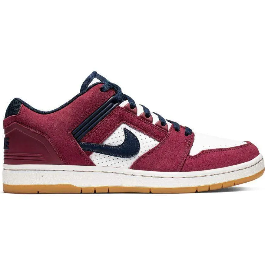 Nike SB Air Force II Low Team Red Obsidian White Summit White