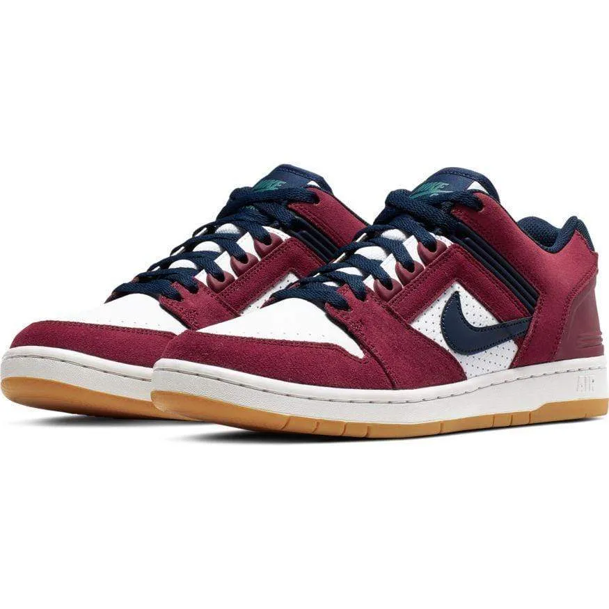 Nike SB Air Force II Low Team Red Obsidian White Summit White