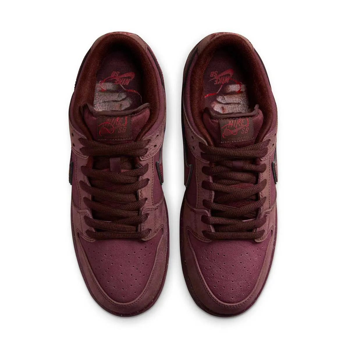 Nike SB - Dunk Low Pro Premium Shoes City Of Love Burgundy Crush