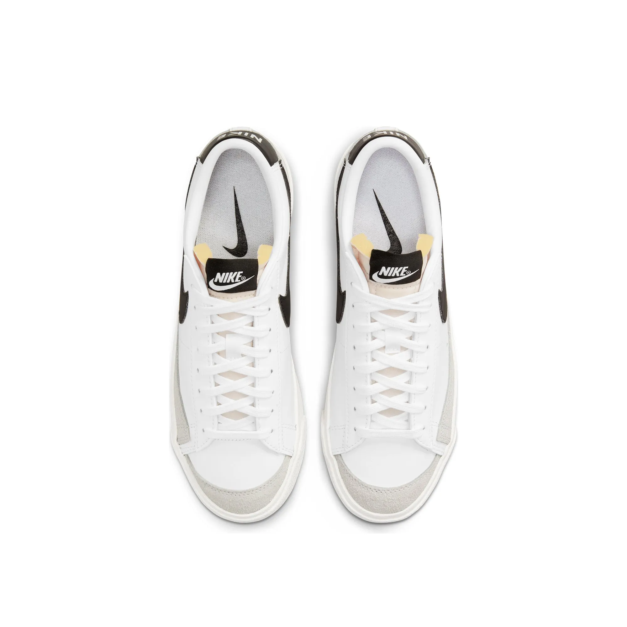 Nike Womens Blazer Low '77 Shoes 'White/Black'