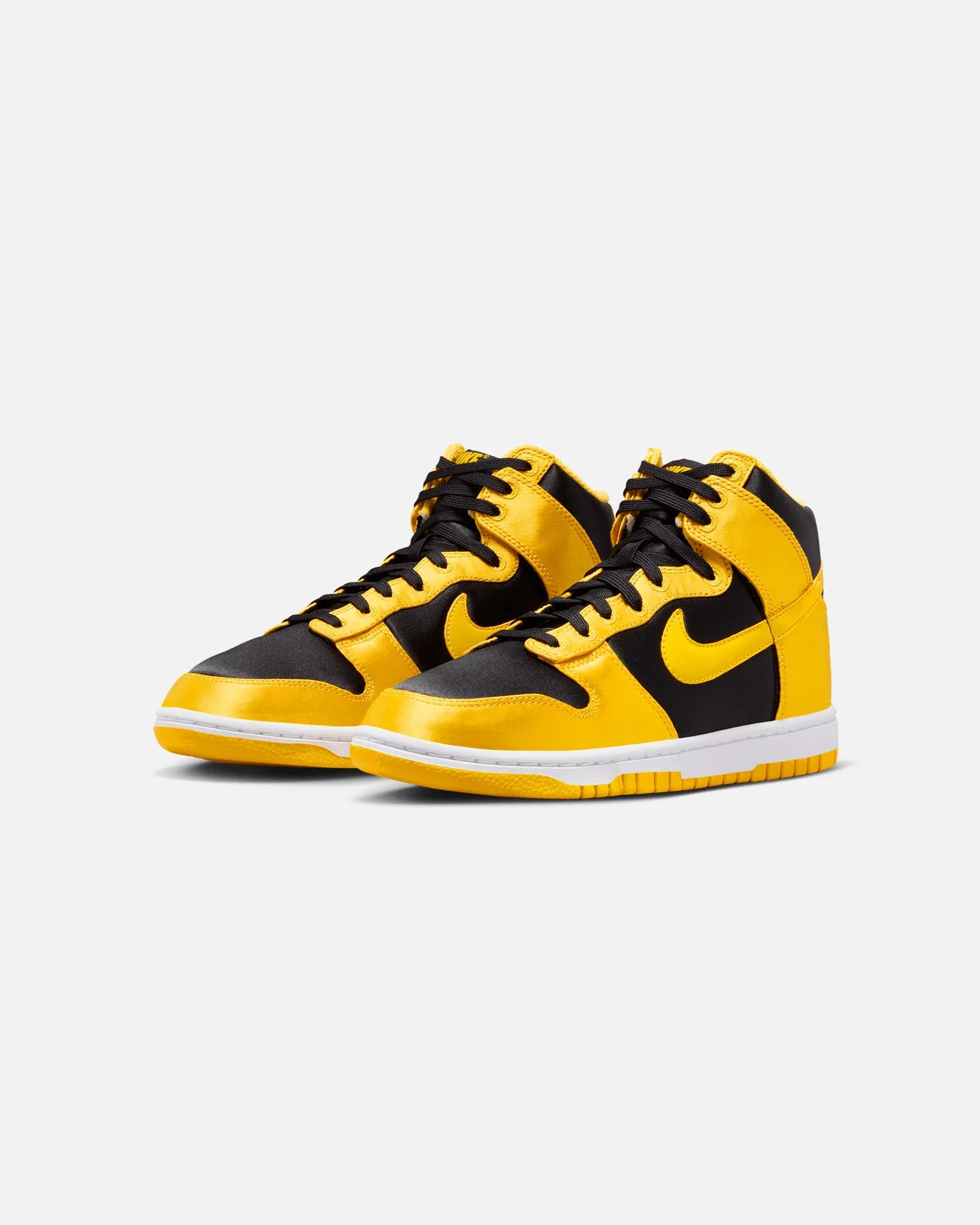 Nike Women's Dunk High Essential Twist "Goldenrod Satin" Black/Varsity Maize