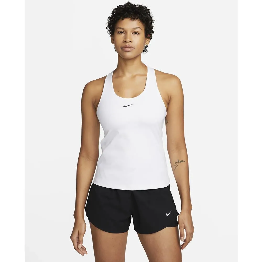 Nike Women's Swoosh Sports Bra Tank - White