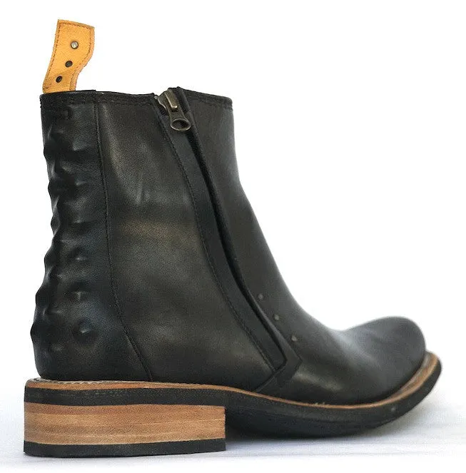 No.1041 TARMAC zip boot Black MEN