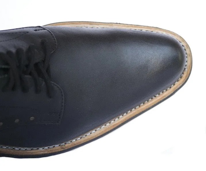 No.1044 TARMAC tie shoe Black MEN