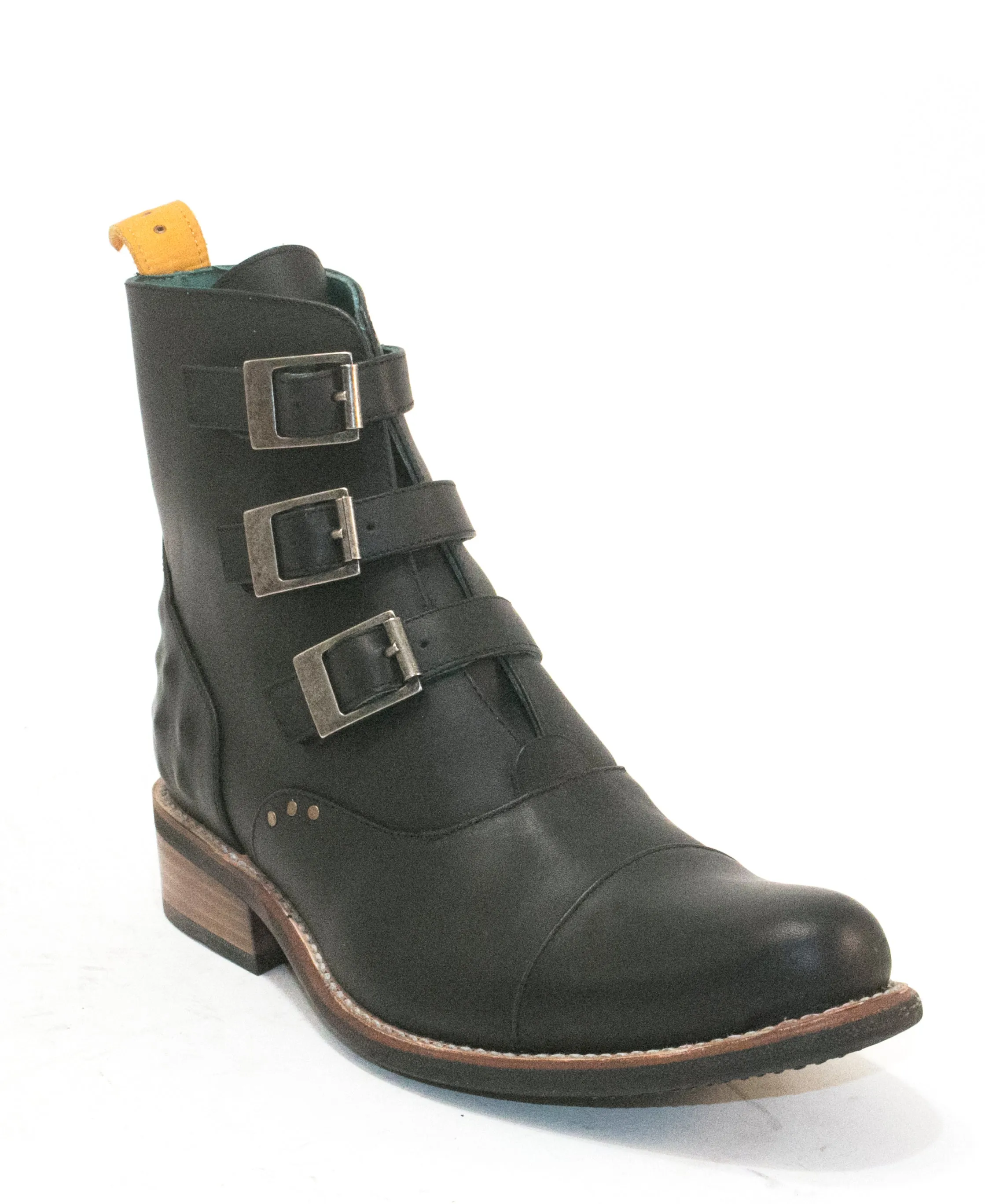 No.2045 TARMAC buckle boot Black WOMEN