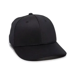 OC Sports 'Black' AIR25 Flexible Fitting Cap