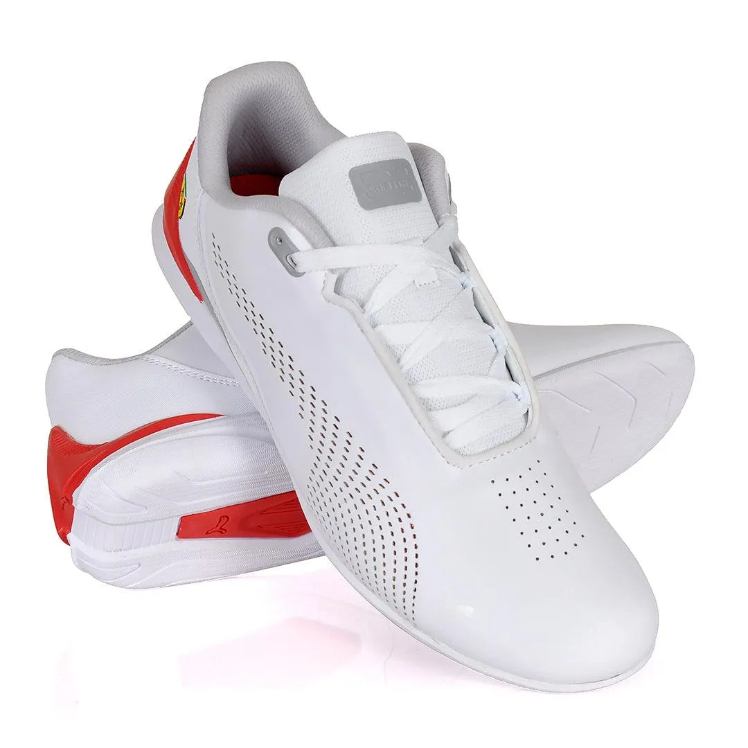 PM Red Drift Cat Decima Motorsport White Sneakers