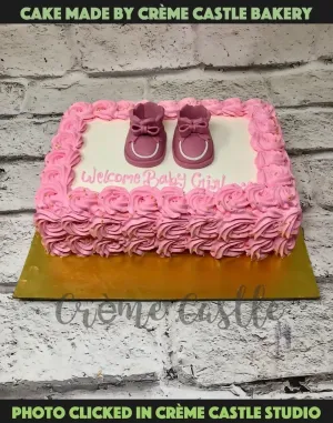 Purple Shoes Design Cake