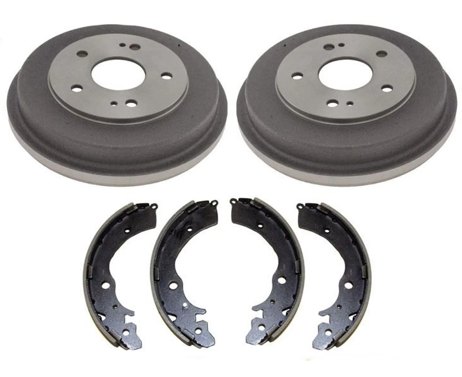 Rear Brake Drums and Brake Shoes 3pc Kit for Honda CRV 1997-2001