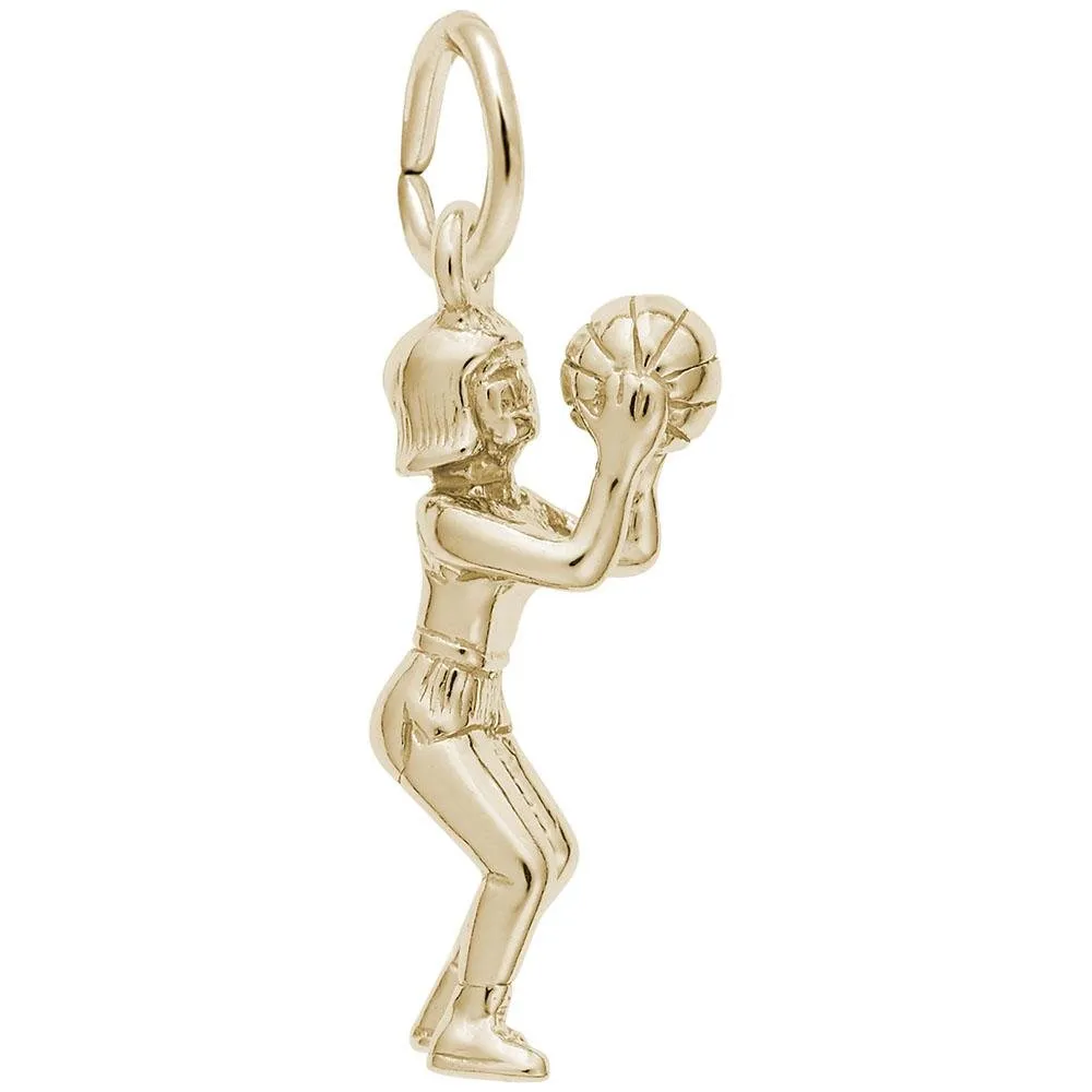 Rembrandt Charms - Shootin’ Hoops Charm - 7796