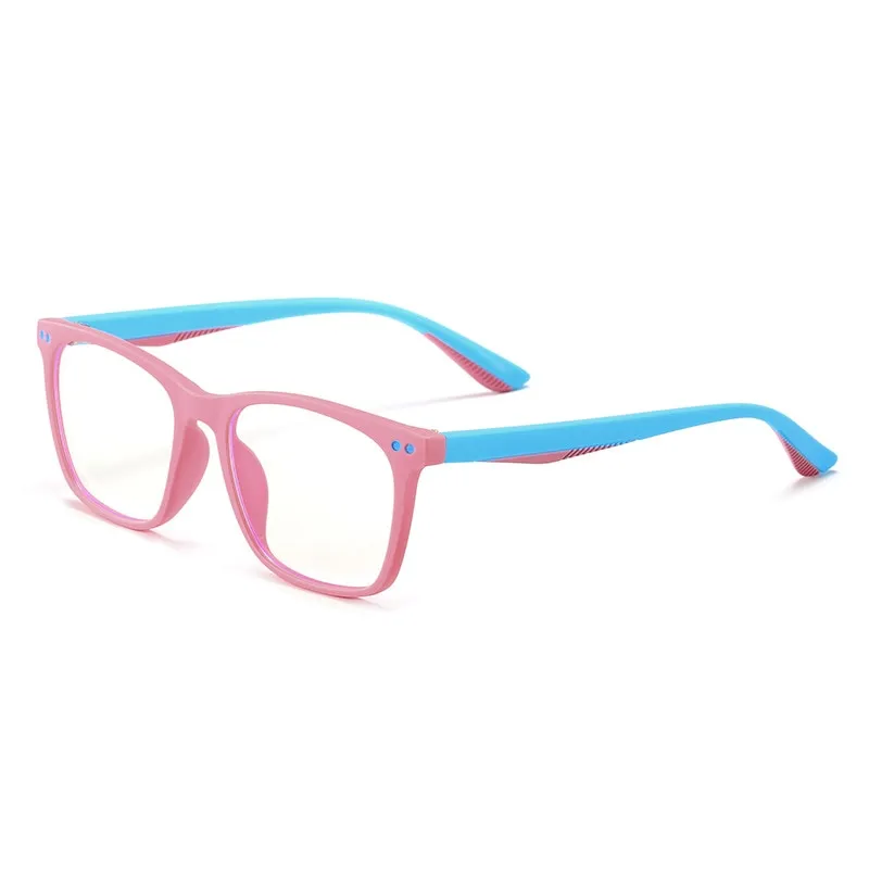 Reven Jate Unisex Children's Full Rim Square Tr 90 Silicone Eyeglasses 5103