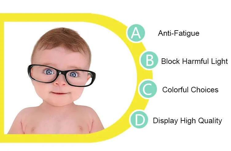 Reven Jate Unisex Children's Full Rim Square Tr 90 Silicone Eyeglasses 5686