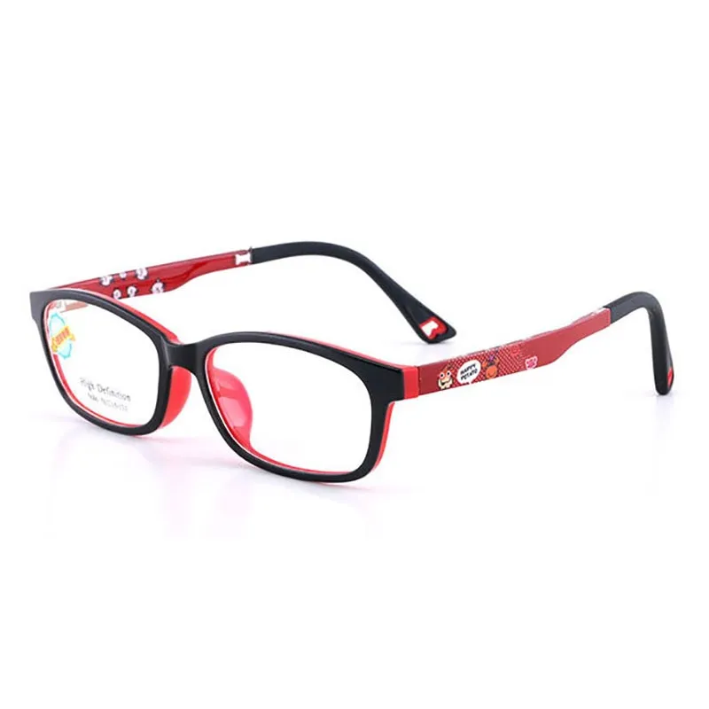 Reven Jate Unisex Children's Full Rim Square Tr 90 Silicone Eyeglasses 5686