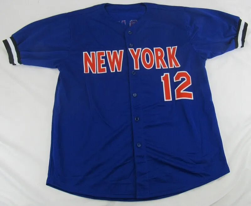 Roberto Alomar Signed Replica Mets Jersey JSA Witness