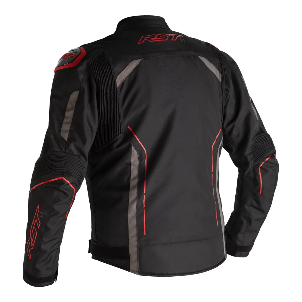 Rst S1 Ce Mens Textile Jacket Black/grey/red