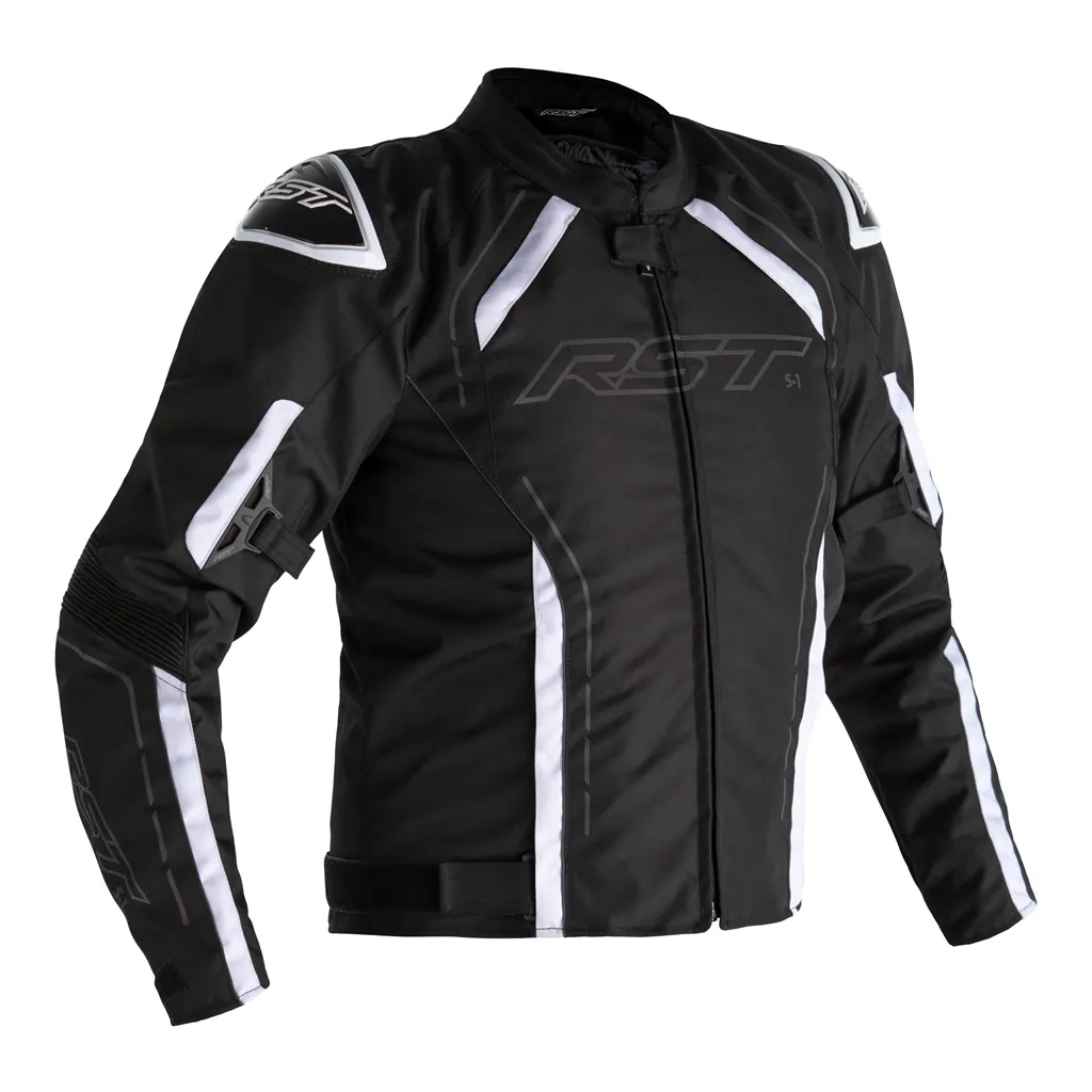 Rst S1 Ce Mens Textile Jacket Black/white