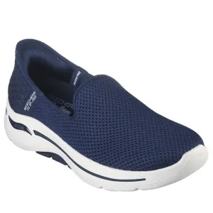 Skechers Go Walk Arch Fit Slip Ins Summer Views Navy White