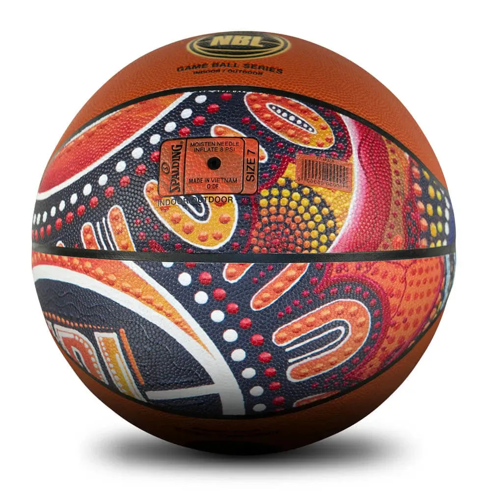 Spalding NBL Indigenous Indoor/Outdoor Replica Game Ball