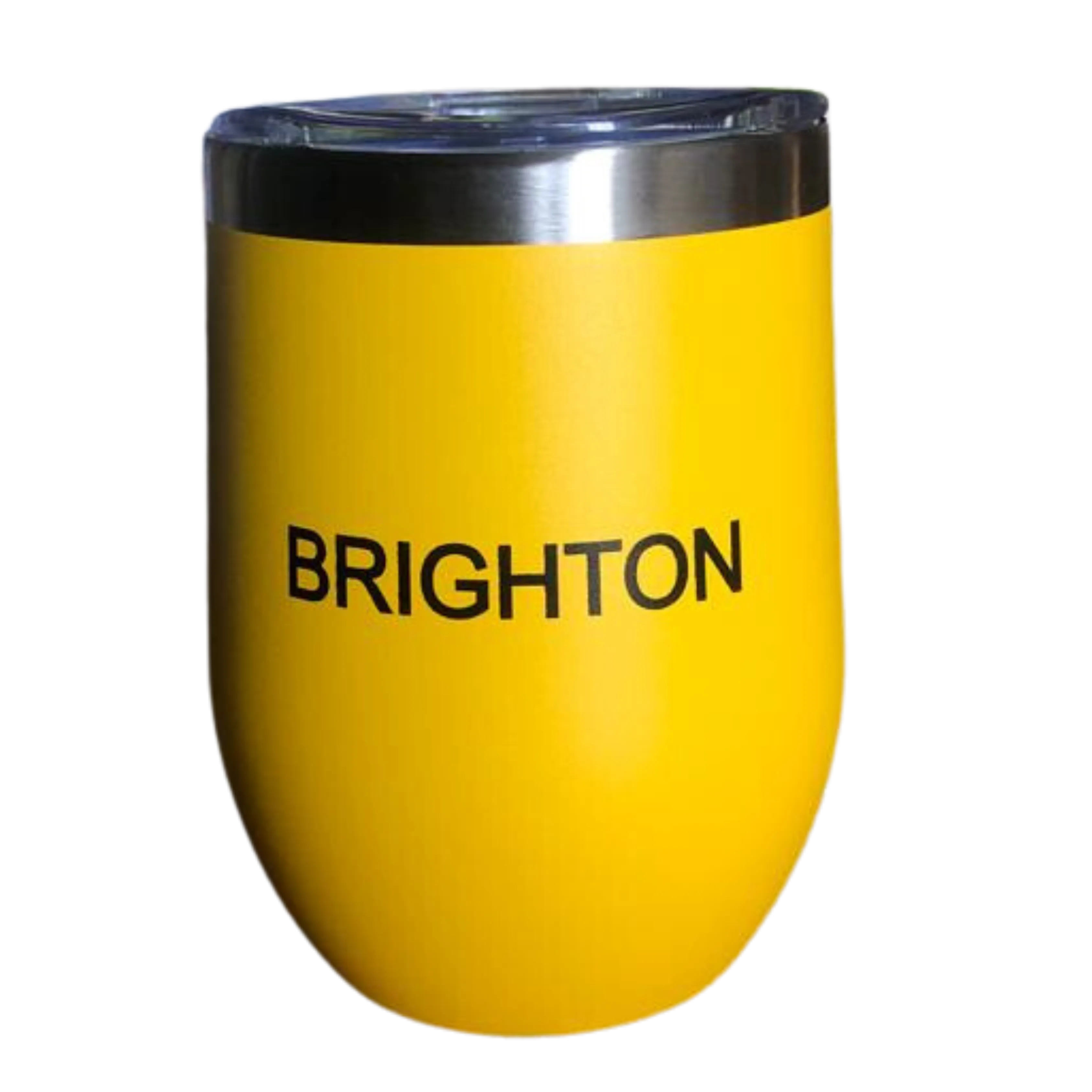 Sunburst Yellow Stainless Steel Beach Cup