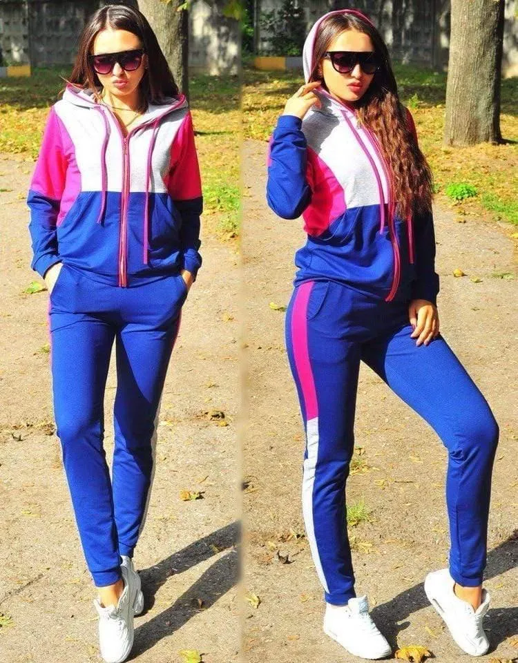 Sweat-suits Sporty Casual Outfit Set for Women