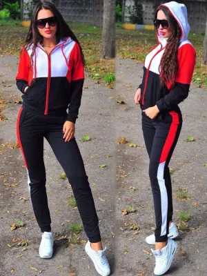 Sweat-suits Sporty Casual Outfit Set for Women