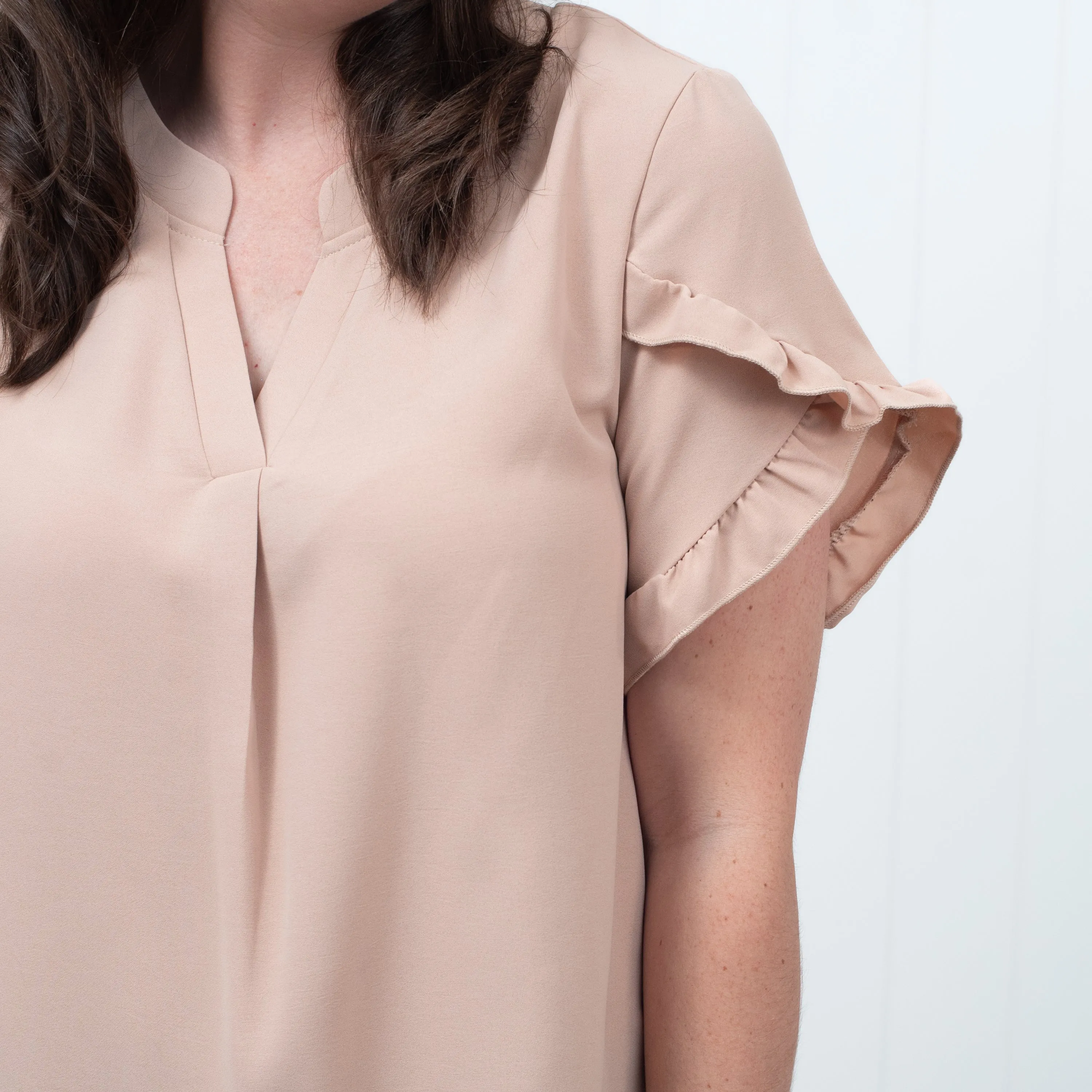 Take Me There - Ruffle Loose Blouse