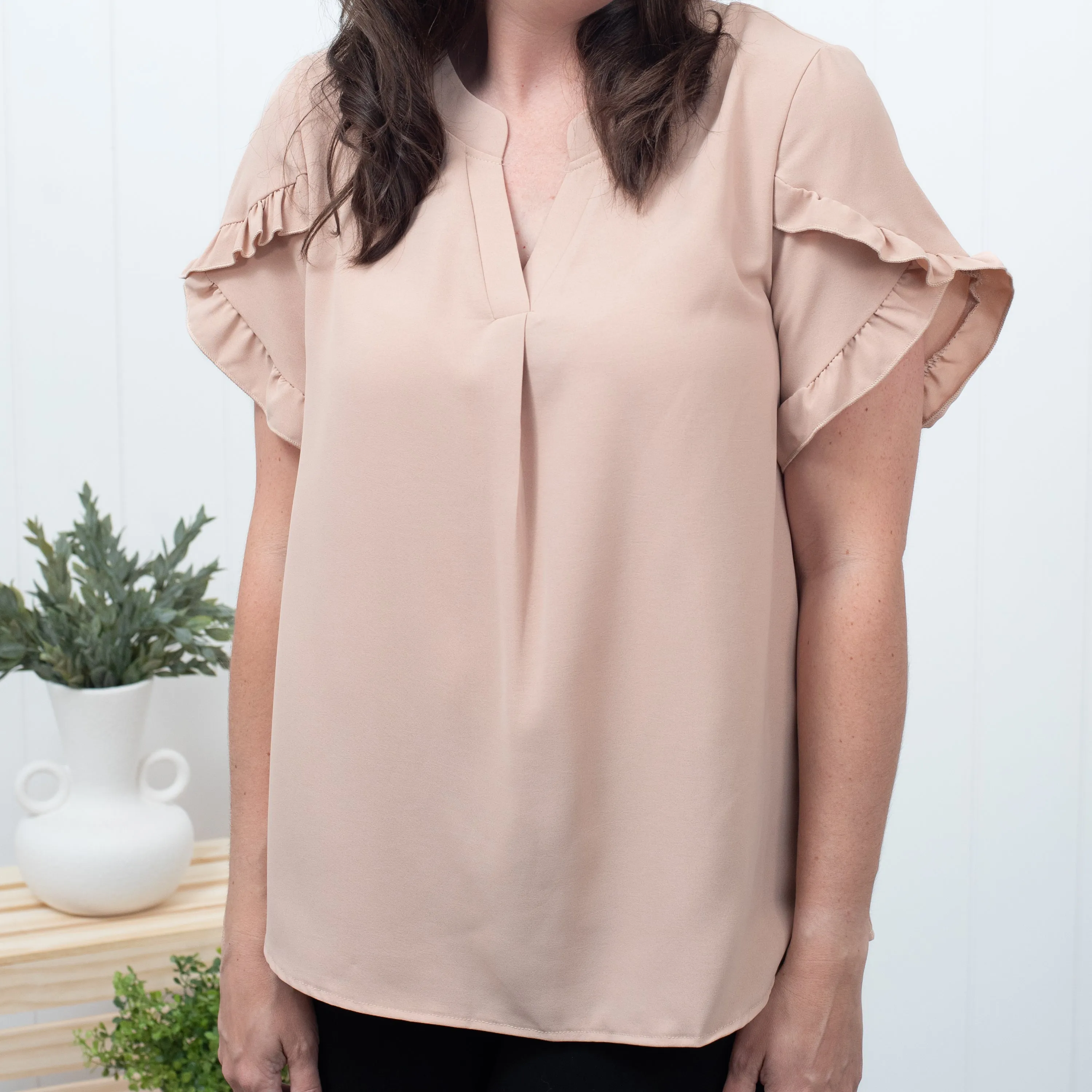 Take Me There - Ruffle Loose Blouse