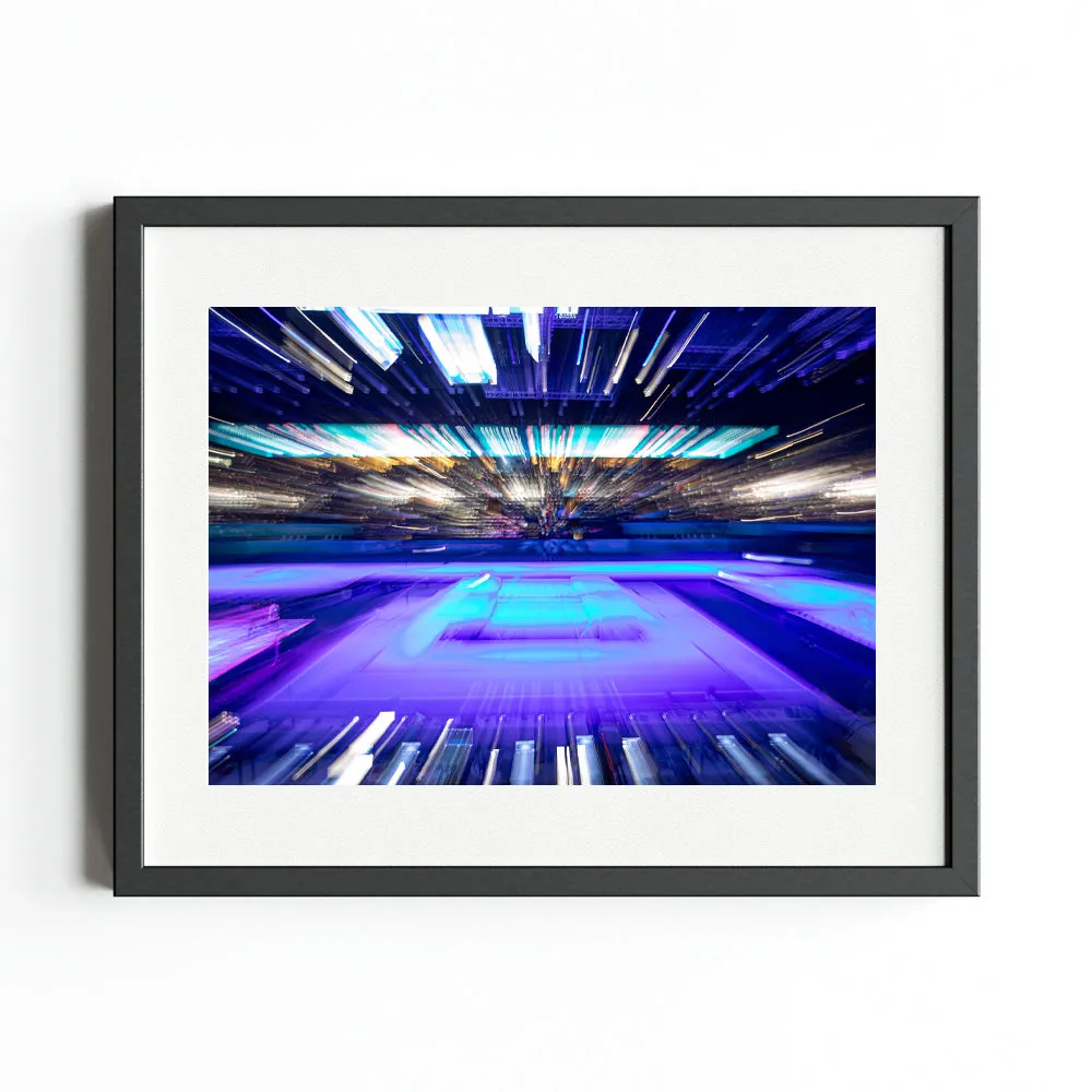 Team GB Paris Art Print 'Triumph in Trampolining at Bercy Arena'