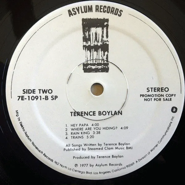 Terence Boylan - Terence Boylan (LP, Album, Promo, SP ) (NM or M-)