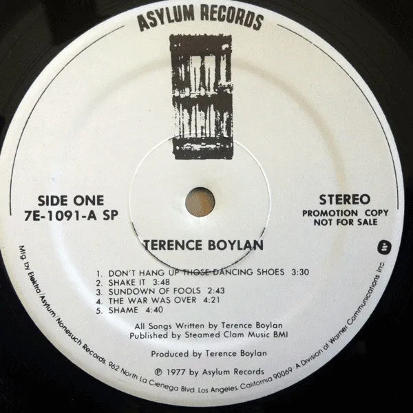 Terence Boylan - Terence Boylan (LP, Album, Promo, SP ) (NM or M-)