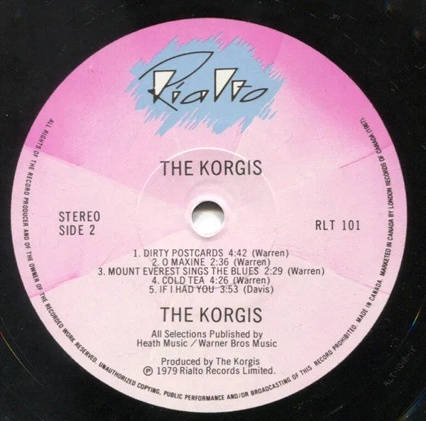 The Korgis - The Korgis (LP, Album) (NM or M-)