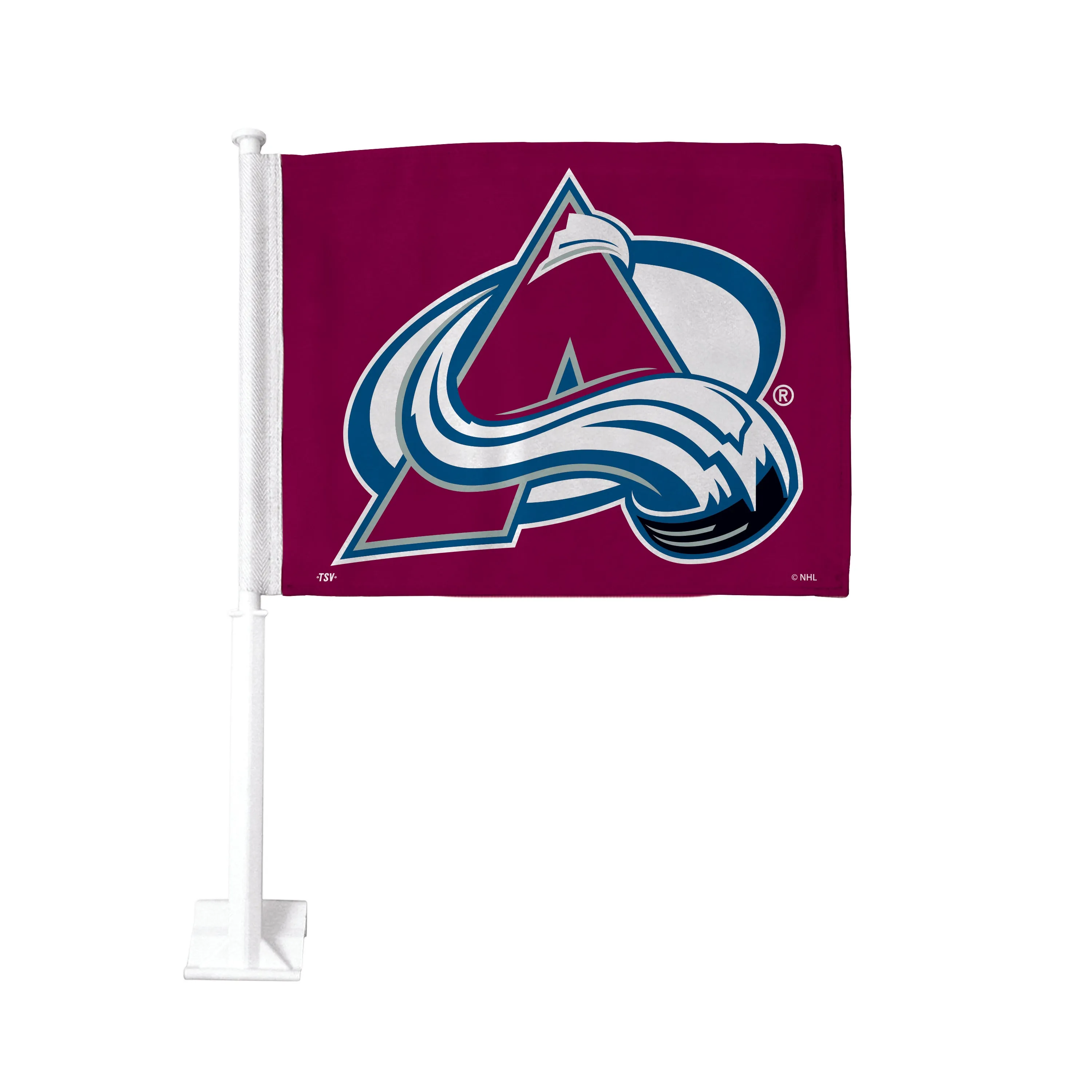 The Sports Vault NHL Colorado Avalanche 2-Sided Car Flag