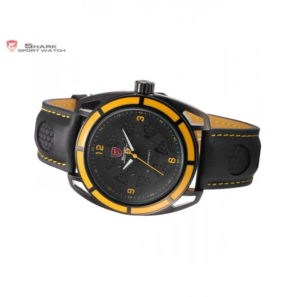 THRESHER Shark Sport Watch Yellow SW 473