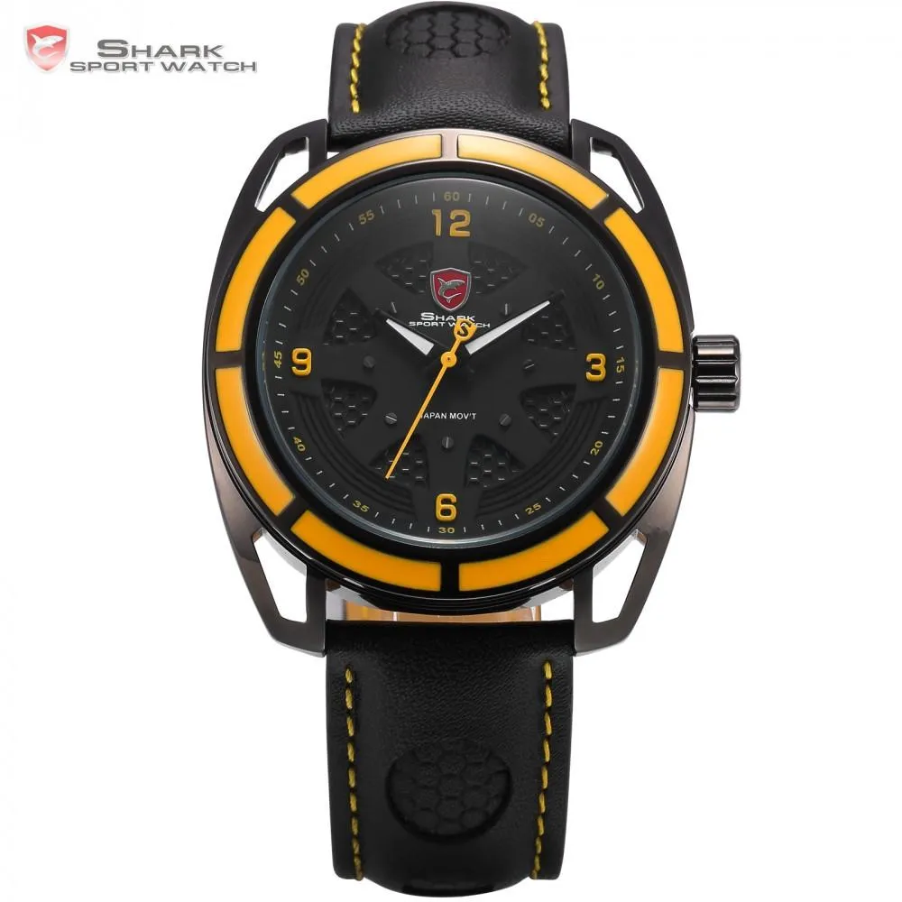 THRESHER Shark Sport Watch Yellow SW 473