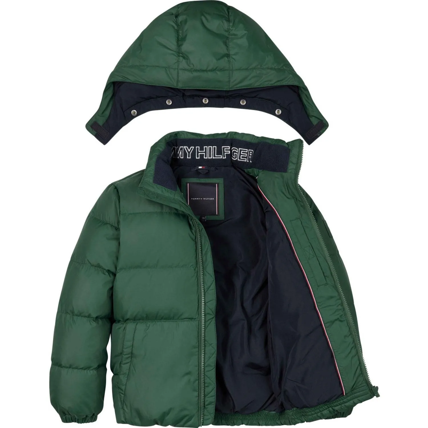 Tommy Hilfiger Ornamental Green Essential Down Jacket