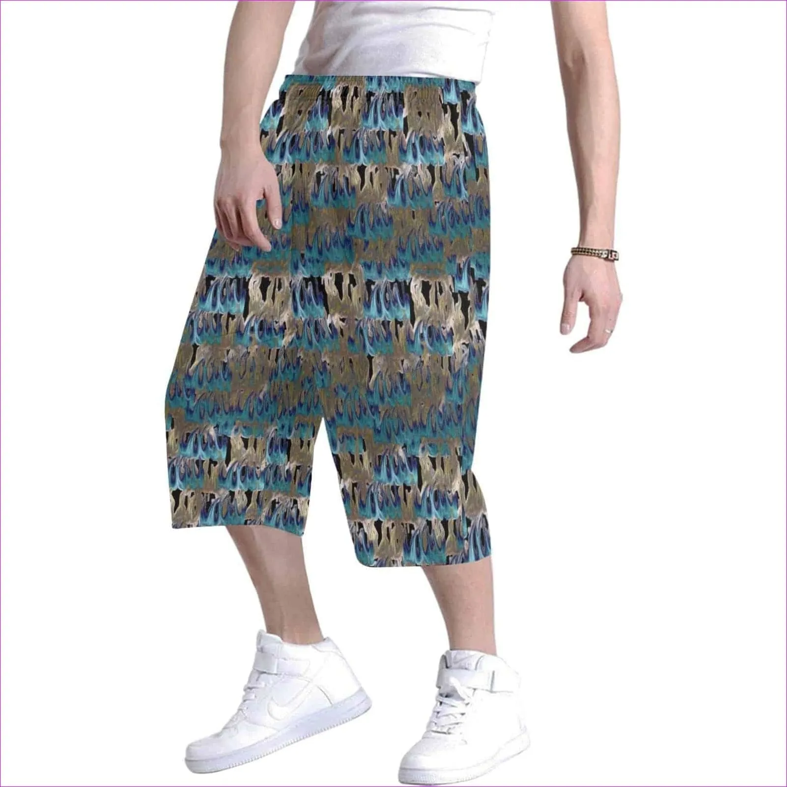 TSWG Flame Baggy Shorts for Men - 2 Styles